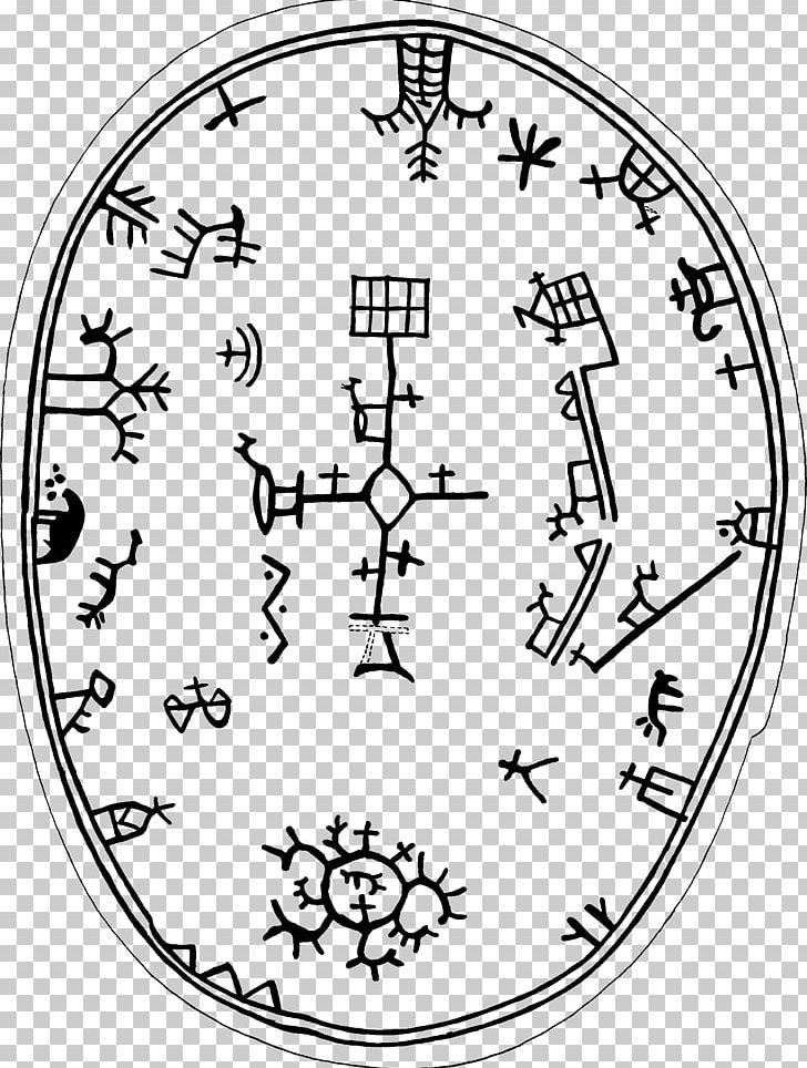 Sami Drum Sami People Shamanism Frame Drum PNG, Clipart, Anders Paulsen, Area, Art, Black And White, Ceremonial Drum Free PNG Download