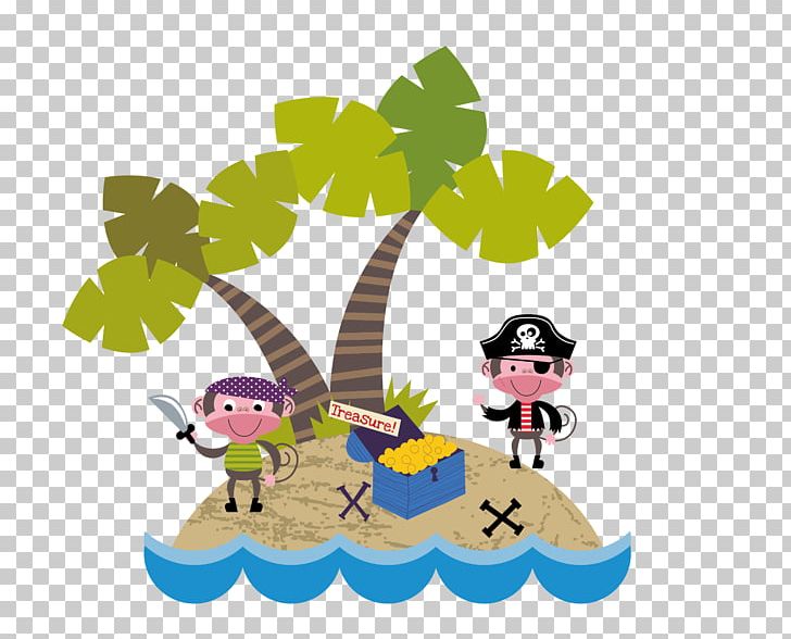 Cartoon Piracy PNG, Clipart, Cartoon Pirate Ship, Child, Coconut , Fictional Character, Floating Island Free PNG Download