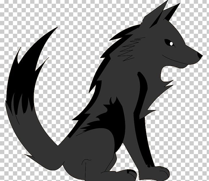 Dog Fox Black Wolf Drawing PNG, Clipart, Animals, Animation, Black, Canidae, Carnivoran Free PNG Download