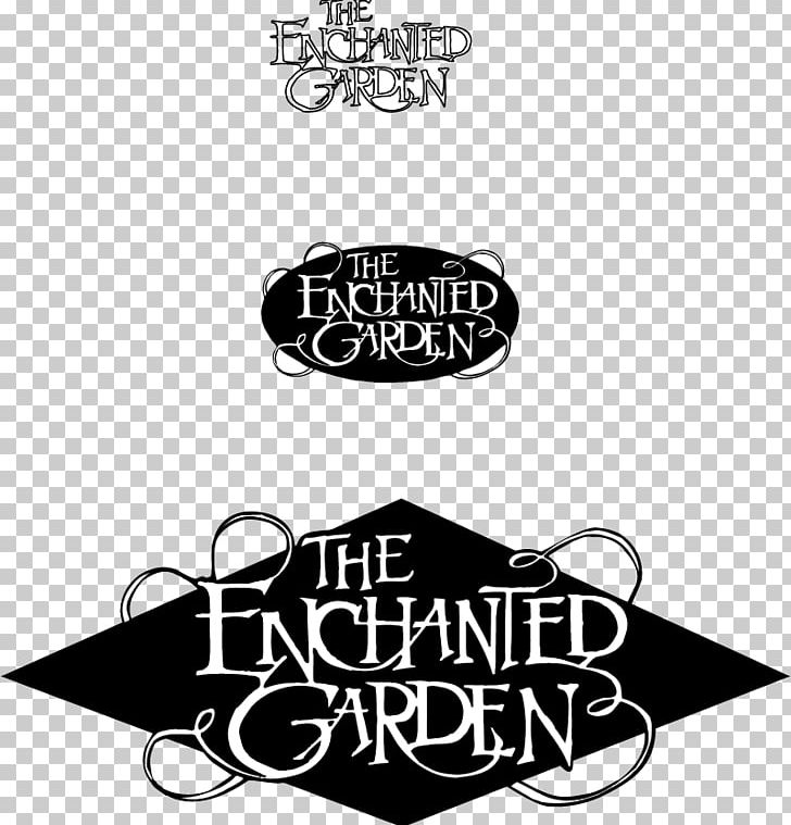 Logo Calligraphy Graphic Design Enchanted Font PNG, Clipart, Artwork, Black, Black And White, Brand, Calligraphy Free PNG Download