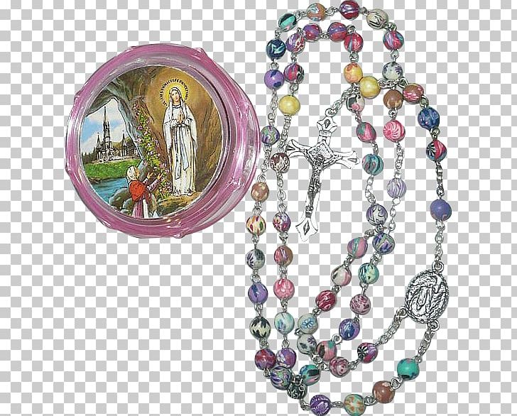 Our Lady Of Lourdes Rosary Chaplet Pilgr PNG, Clipart, Art, Bead, Body Jewelry, Catholic, Catholic Church Free PNG Download