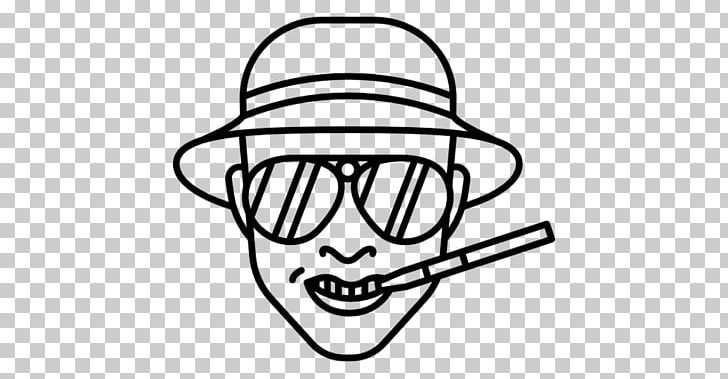 Raoul Duke Headgear Fear And Loathing In Las Vegas Tobacco Pipe Hat PNG, Clipart, Angle, Black And White, Cigar, Clothing, Clothing Accessories Free PNG Download