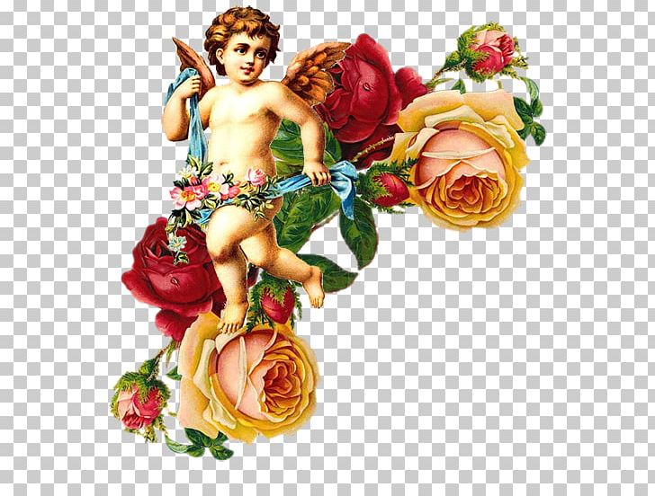 Cherub Garden Roses Angel Bokmärke Flower PNG, Clipart, Acrylic Paint, Angel, Coloring Book, Cut Flowers, Drawing Free PNG Download