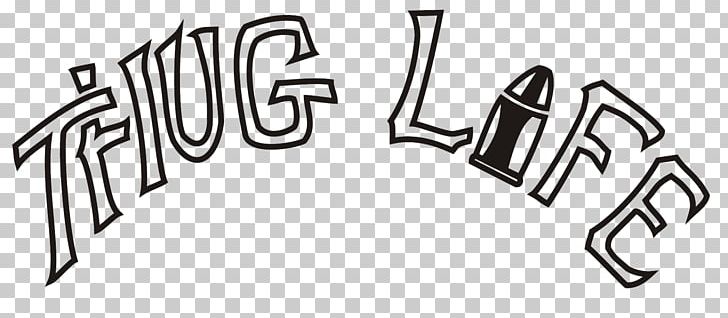 Thug Life Tattoo PNG, Clipart, Angle, Area, Big Syke, Black, Black And White Free PNG Download