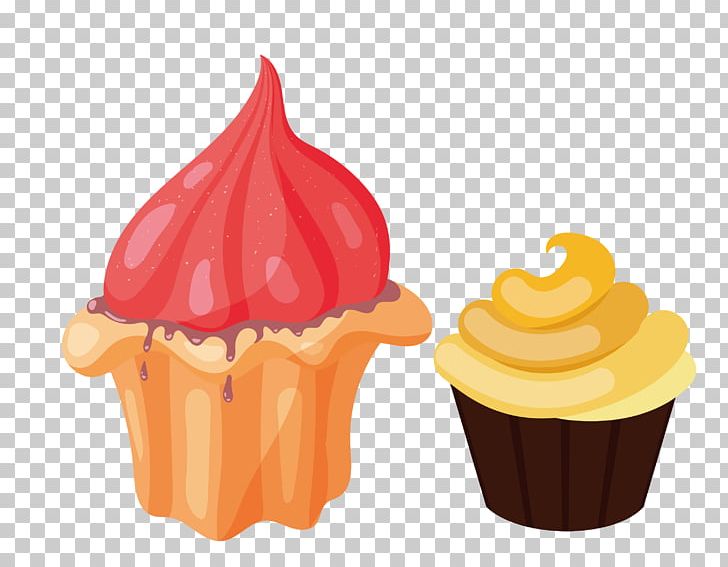 Ice Cream Cupcake Egg Tart Fruitcake PNG, Clipart, Baking Cup, Cake, Cream, Cream Vector, Cup Free PNG Download