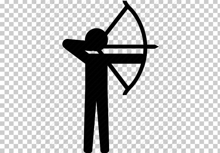 Olympic Games Target Archery Computer Icons Shooting Sport PNG, Clipart, Angle, Archery, Arrow, Black And White, Bow And Arrow Free PNG Download