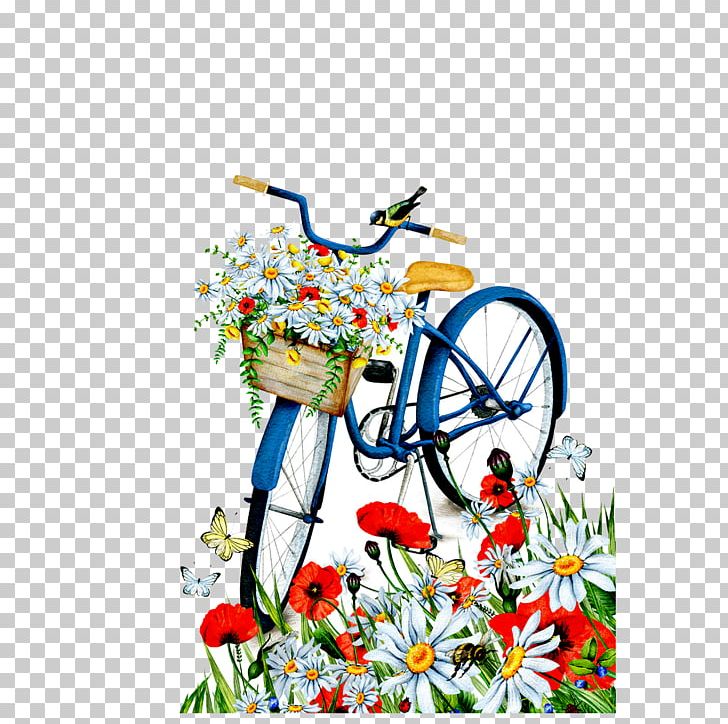 Romantic Bike PNG, Clipart, Area, Art, Bicycle, Butterfly, Creative Arts Free PNG Download