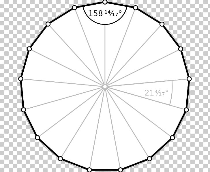 Regular Polygon Icosagon Internal Angle Petrie Polygon PNG, Clipart, Angle, Area, Bicycle Part, Bicycle Wheel, Black And White Free PNG Download