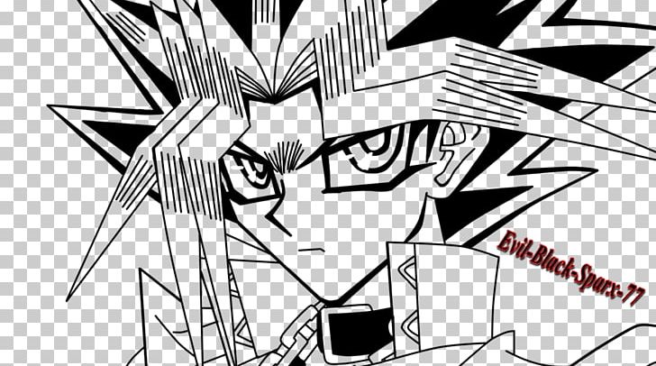 Yugi Mutou Line Art Drawing Yu-Gi-Oh! PNG, Clipart, Angle, Anime, Art, Artwork, Black Free PNG Download