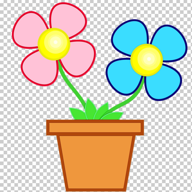 Flowerpot Flower PNG, Clipart, Flower, Flowerpot, Paint, Watercolor, Wet Ink Free PNG Download