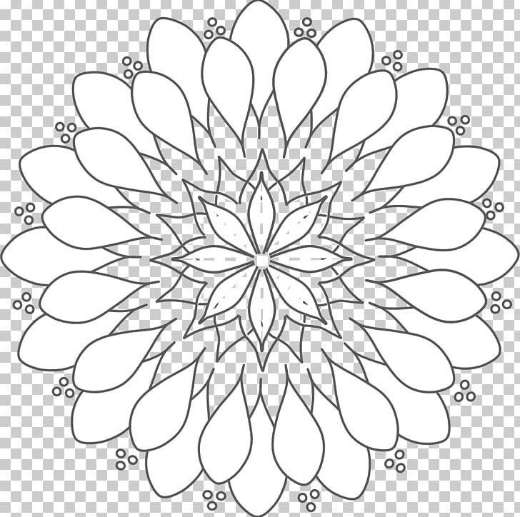 Pattern Symmetry Leaf Floral Design PNG, Clipart, Area, Black, Black And White, Circle, Drawing Free PNG Download