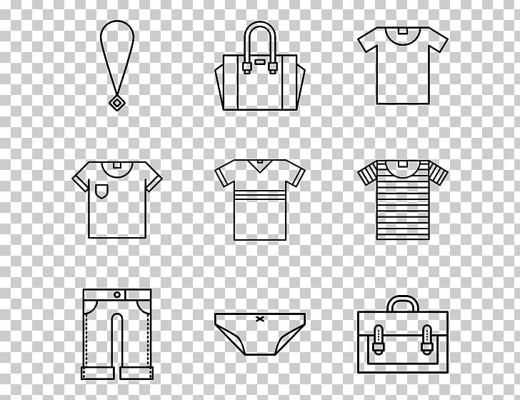 T-shirt Computer Icons Clothing Collar PNG, Clipart, Angle, Area, Black, Black And White, Brand Free PNG Download