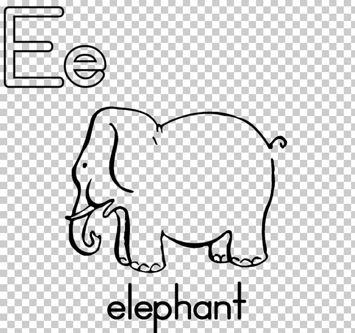 Coloring Book Letter Case Elephant Drawing PNG, Clipart, Angle, Animals, Black, Carnivoran, Cartoon Free PNG Download