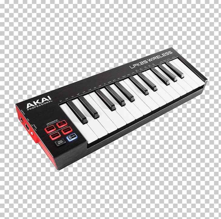 Computer Keyboard Akai Professional LPK25 MIDI Keyboard MIDI Controllers USB PNG, Clipart, Akai, Bluetooth, Computer Keyboard, Controller, Digital Piano Free PNG Download