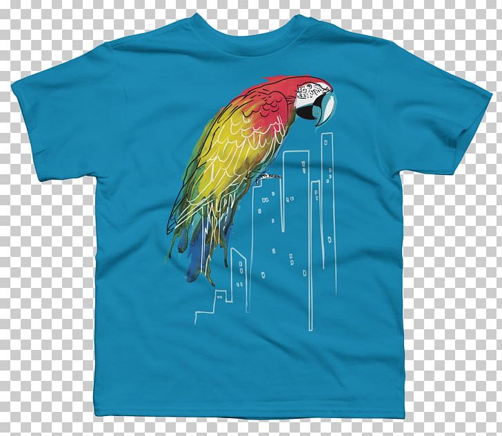 T-shirt Macaw PNG, Clipart, Beak, Blue, City, City Boy, Clothing Free PNG Download
