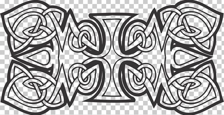 Black And White Celtic Knot Ornament PNG, Clipart, Angle, Arabesque, Area, Art, Black Free PNG Download