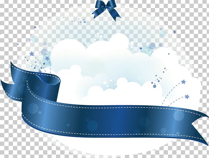Ribbon Vignette PNG, Clipart, Blue, Bow, Bow Vector, Brand, Clouds Free PNG Download