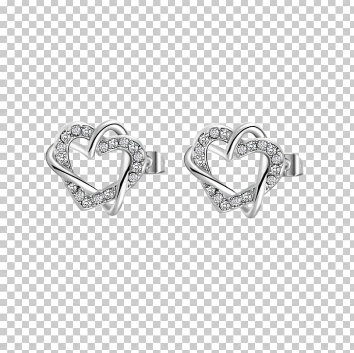 Earring Body Jewellery Silver Platinum PNG, Clipart, Alloy, Body Jewellery, Body Jewelry, Diamond, Earring Free PNG Download