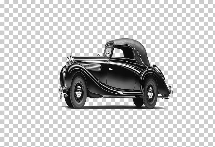 Antique Car Mid-size Car Vintage Car PNG, Clipart, Antique Car, Automotive Design, Black And White, Brand, Car Free PNG Download