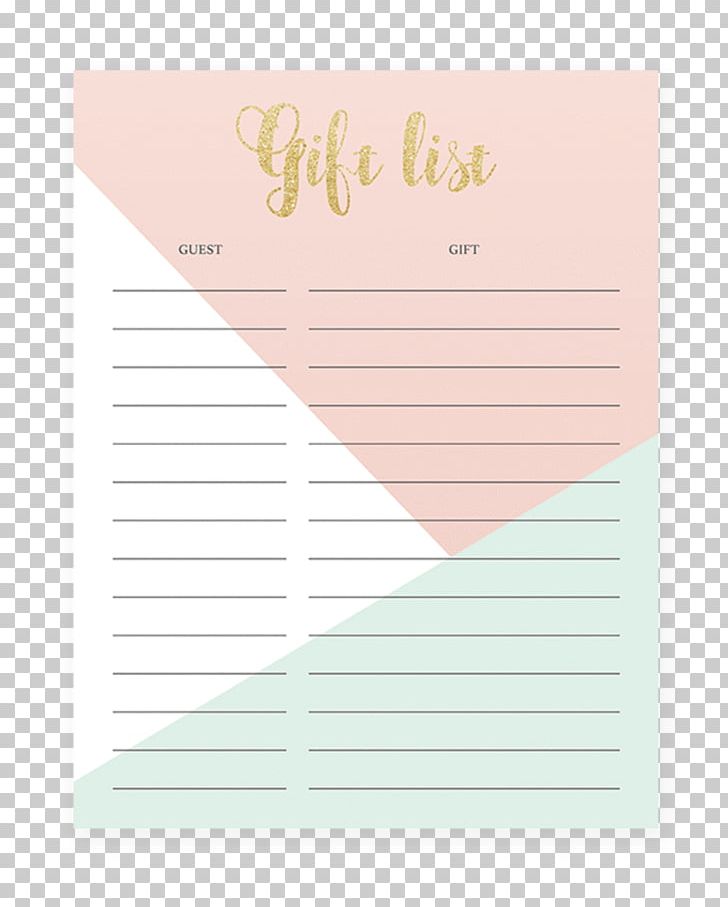 Gift List Tracker Printable Templates with Thank You Note Check Box