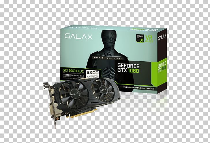 Graphics Cards & Video Adapters NVIDIA GeForce GTX 1060 GDDR5 SDRAM 英伟达精视GTX GALAXY Technology PNG, Clipart, Digital Visual Interface, Gddr5 Sdram, Geforce, Graphics Cards Video Adapters, Graphics Processing Unit Free PNG Download