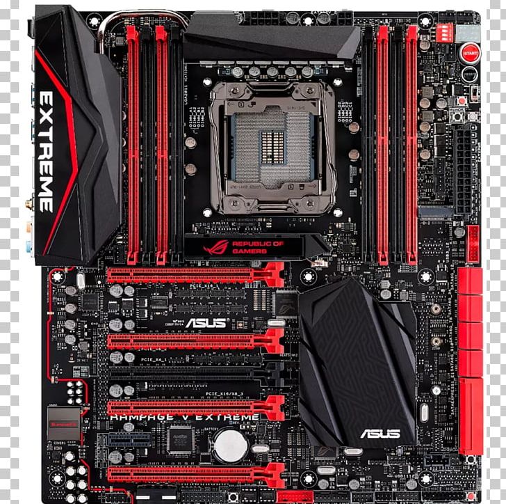 Intel X99 Motherboard LGA 2011 ASUS PNG, Clipart, Asus, Asus Rampage V Extreme, Central Processing Unit, Computer, Computer Accessory Free PNG Download