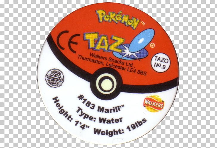 Milk Caps Tazos Pokémon Tasmanian Devil Marill PNG, Clipart, Bellossom, Chikorita, Collecting, Compact Disc, Dvd Free PNG Download