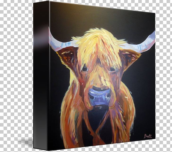 Cattle Painting Snout Jeffrey Horn PNG, Clipart, Cattle, Cattle Like Mammal, Highland Cow, Horn, Jeffrey Horn Free PNG Download