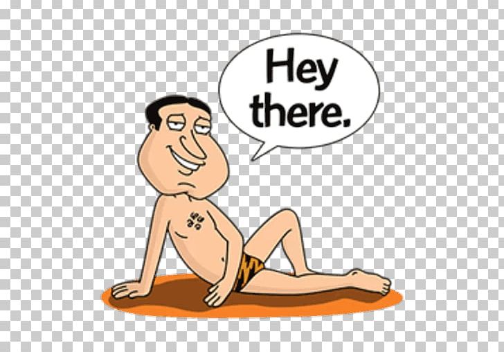 Telegram Sticker LINE Peter Griffin Pen Pal PNG, Clipart, Area, Arm, Cartoon, Family Guy, Finger Free PNG Download