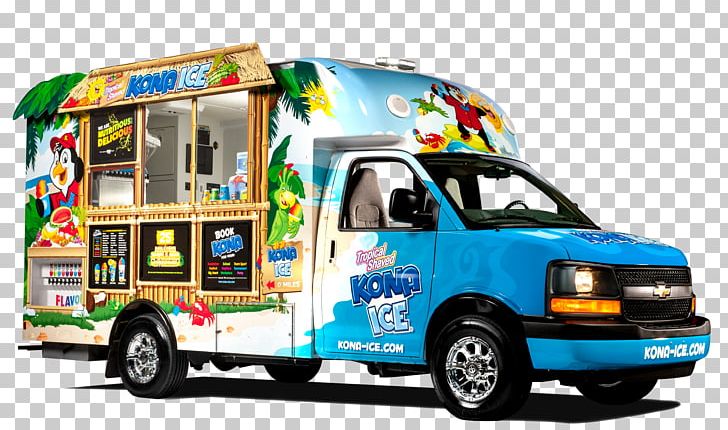 Kona Ice Food Truck Pickup Truck Shaved Ice PNG, Clipart, Car, Cars, Commercial Vehicle, Food, Food Truck Free PNG Download
