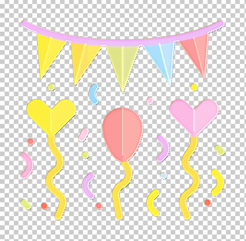 Party Icon Garland Icon Birthday Icon PNG, Clipart, Birthday Icon, Garland Icon, Heart, Love, Magenta Free PNG Download