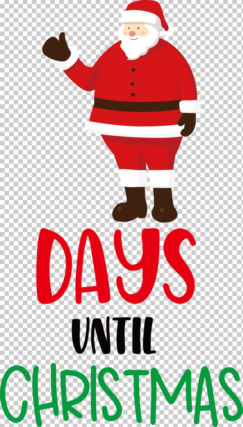 Days Until Christmas Christmas Santa Claus PNG, Clipart, Behavior, Christmas, Christmas Day, Christmas Decoration, Days Until Christmas Free PNG Download