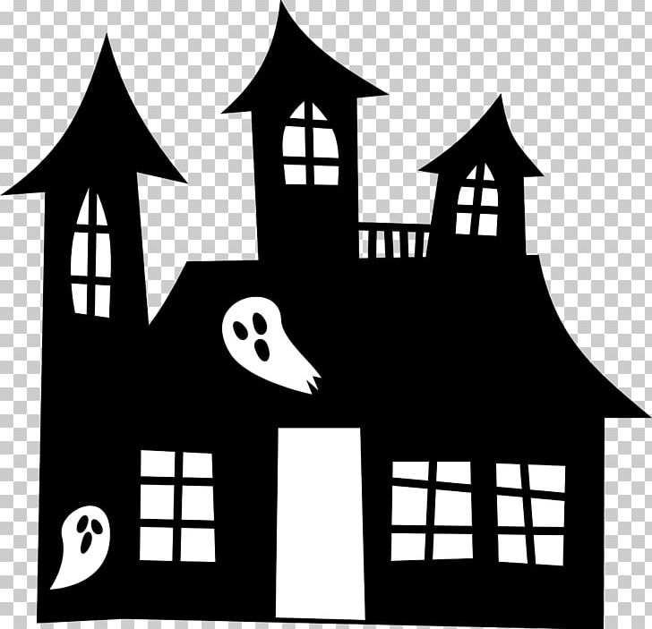 Haunted House PNG, Clipart, Area, Artwork, Black, Black And White, Brand Free PNG Download