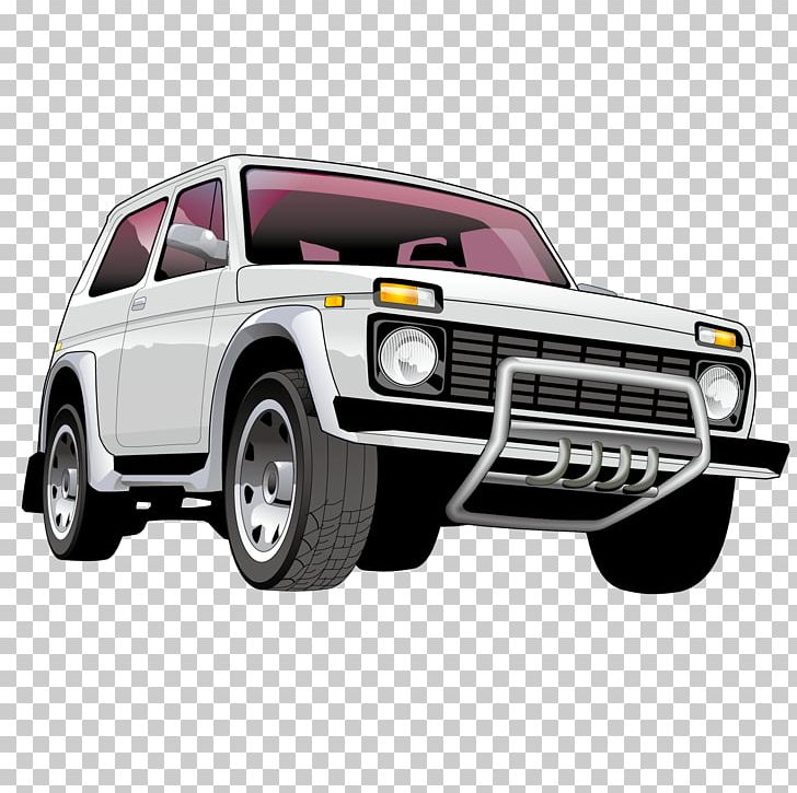 Car LADA 4x4 Euclidean PNG, Clipart, Automotive Exterior, Background White, Black White, Brand, Bumper Free PNG Download