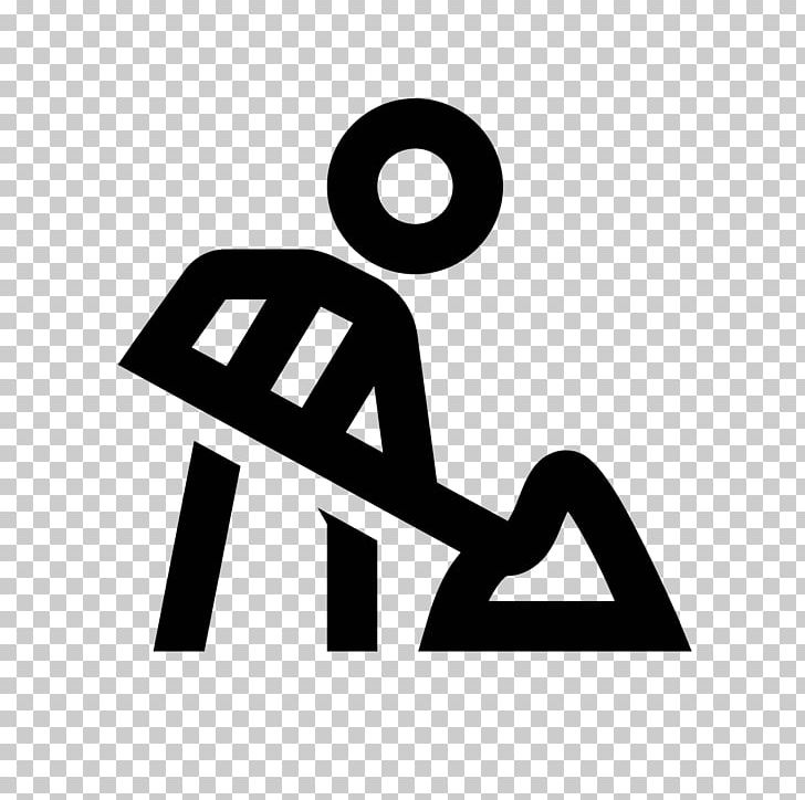 Computer Icons Road Laborer Construction Worker PNG, Clipart, Angle, Architectural Engineering, Area, Black And White, Brand Free PNG Download