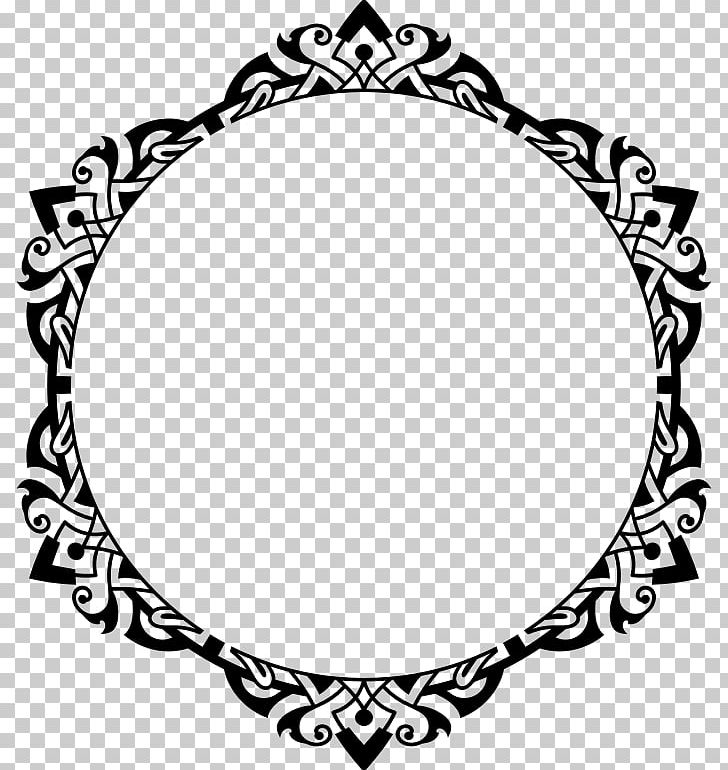 Decorative Borders PNG, Clipart, Area, Art, Black, Black And White, Body Jewelry Free PNG Download