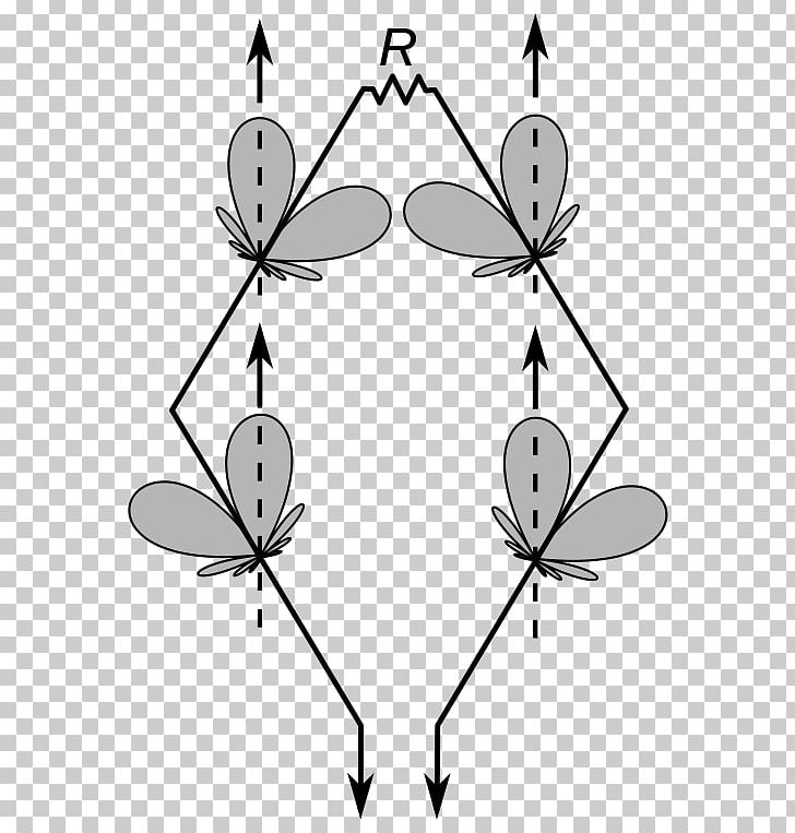 Rhombic Antenna Aerials Directional Antenna Radiation Pattern Ultra High Frequency PNG, Clipart, Aerials, Angle, Branch, Flower, Leaf Free PNG Download