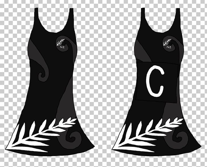New Zealand National Netball Team Uniform Silver Fern Drawing PNG, Clipart, Black, Black And White, Cartoon, Cat, Drawing Free PNG Download