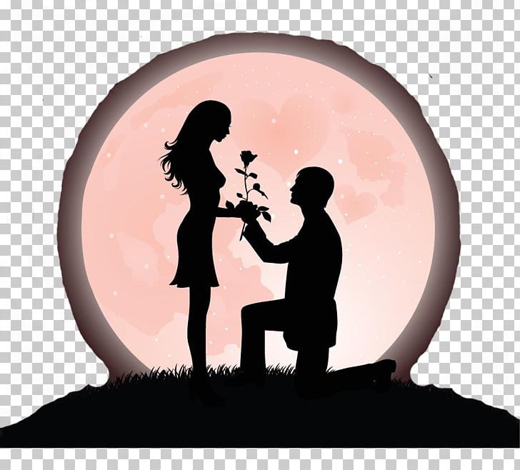 Cartoon Marriage Proposal Silhouette Romance PNG, Clipart, Cartoon, Cartoon Couple, Couples, Day, Encapsulated Postscript Free PNG Download