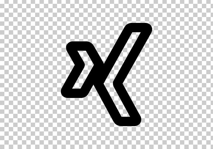 Computer Icons XING Font PNG, Clipart, Angle, Area, Black, Black And White, Brand Free PNG Download