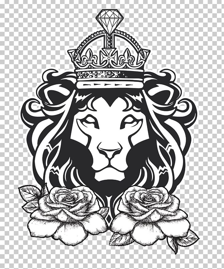 Lion PNG, Clipart, Animals, Art, Big Cats, Black, Black And White Free PNG Download