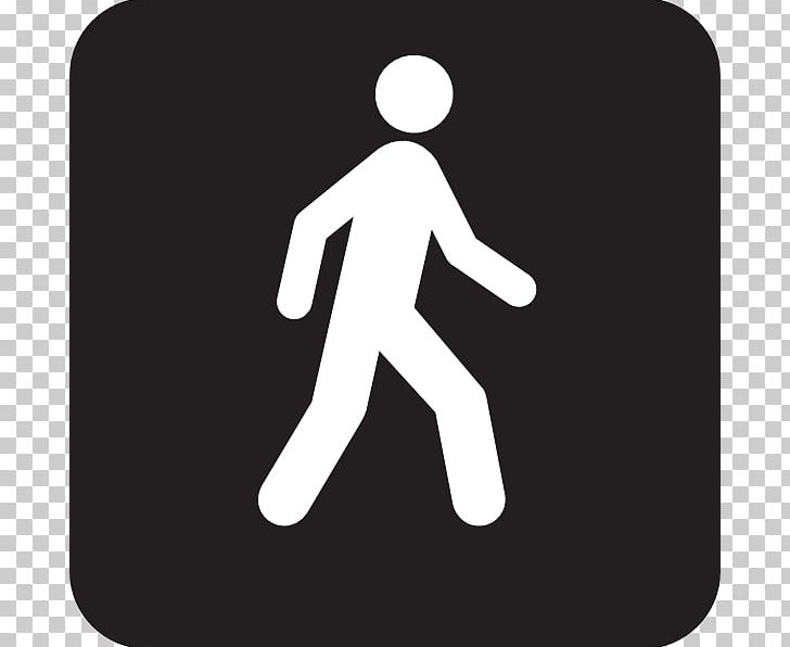 Walking Pedestrian Crossing Computer Icons PNG, Clipart, Area, Bicycle, Black And White, Computer Icons, Finger Free PNG Download