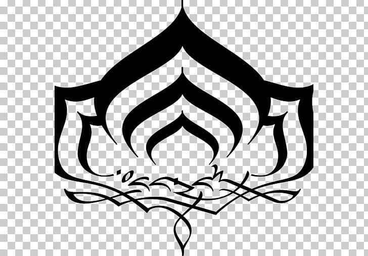 Warframe Symbol Sign Nelumbo Nucifera PNG, Clipart, Artwork, Black, Black And White, Branch, Color Free PNG Download