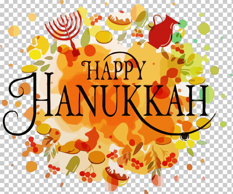 Happy Hanukkah Hanukkah PNG, Clipart, Hanukkah, Happy Hanukkah, Logo, Text Free PNG Download
