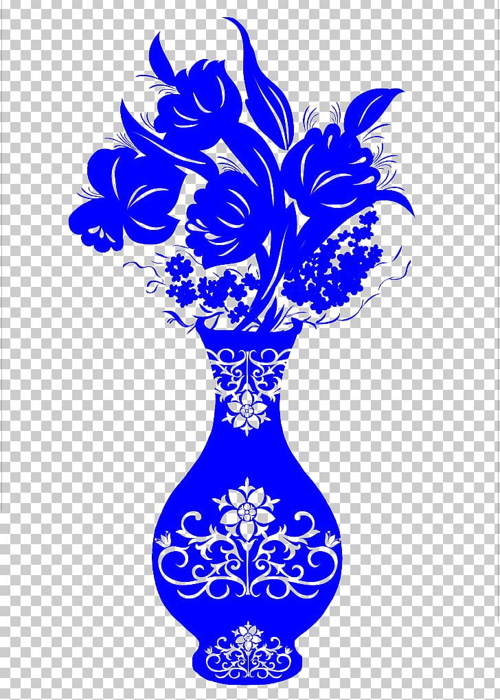 Papercutting Vase Blue And White Pottery PNG, Clipart, Art, Blue, Blue Abstract, Blue And White Pottery, Blue Background Free PNG Download