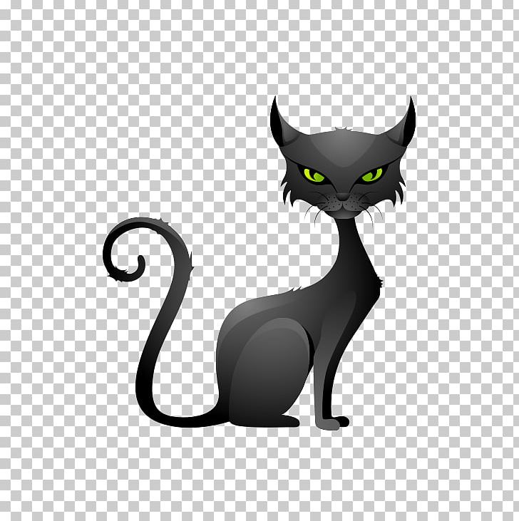 Black Cat Kitten Whiskers Domestic Short-haired Cat PNG, Clipart, Animals, Black, Carnivoran, Cartoon, Cartoon Character Free PNG Download