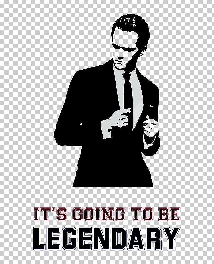 Barney Stinson Poster Text How I Met Your Mother And Philosophy: Being And Awesomeness T-shirt PNG, Clipart, Art, Barney, Barney Stinson, Black And White, Brand Free PNG Download
