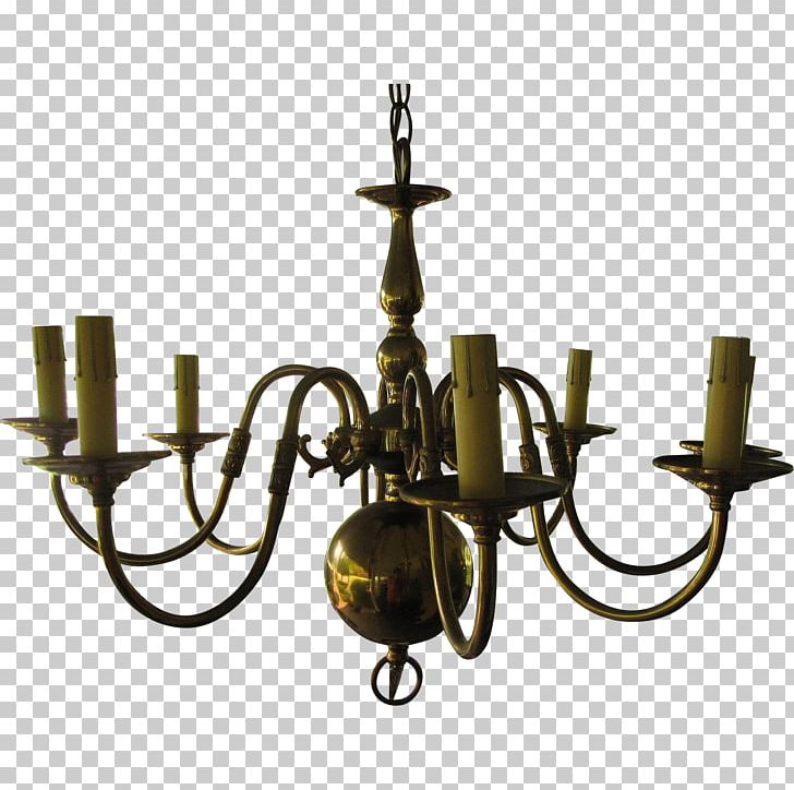 Chandelier Candlestick Brass Ruby Lane PNG, Clipart, 8arm, Antique, Arm, Brass, Candle Free PNG Download