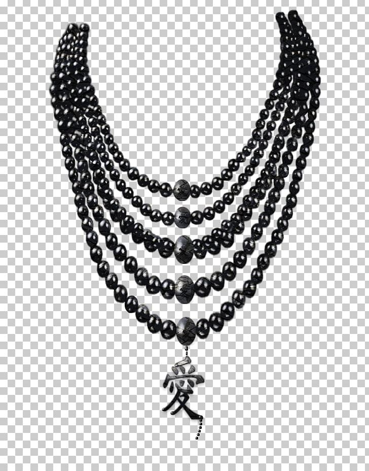 T-shirt Earring Necklace Jewellery PNG, Clipart, Bead, Black And White, Body Jewelry, Chain, Charms Pendants Free PNG Download