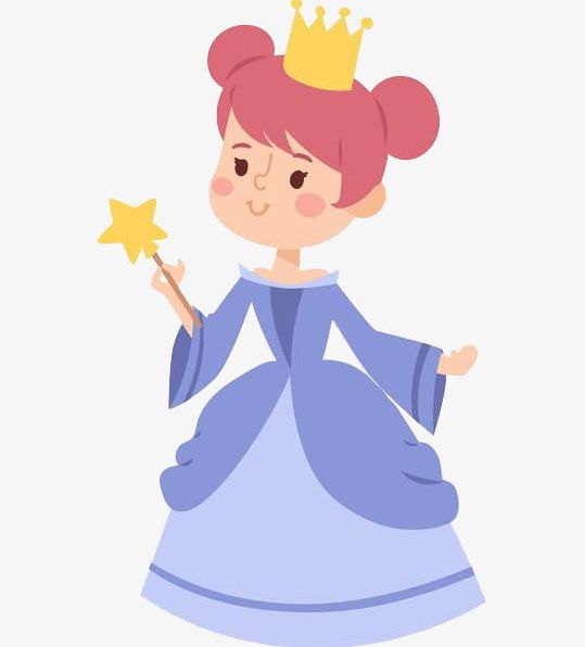 The Little Princess Holding The Little Star PNG, Clipart, Beautiful, Cartoon, Good Looking, Grace, Handsome Free PNG Download